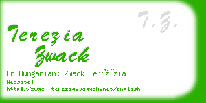 terezia zwack business card